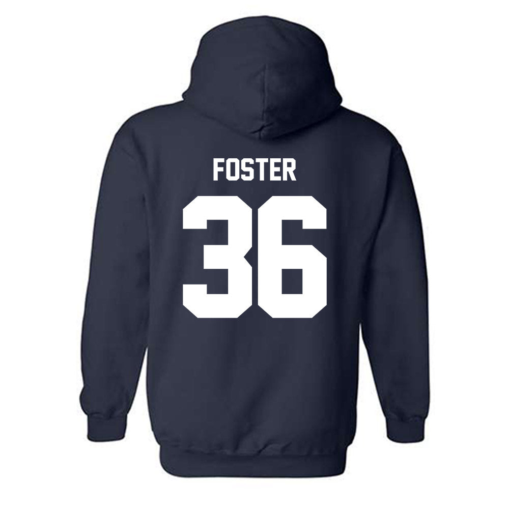 Maine - NCAA Football : Zeb Foster - Classic Shersey Hooded Sweatshirt-1