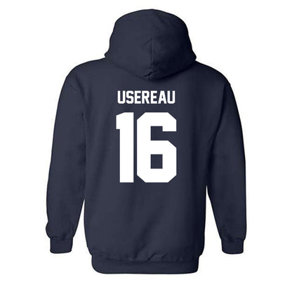 Maine - NCAA Men's Ice Hockey : Loic Usereau - Classic Shersey Hooded Sweatshirt-1