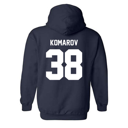 Maine - NCAA Men's Ice Hockey : Oskar Komarov - Classic Shersey Hooded Sweatshirt