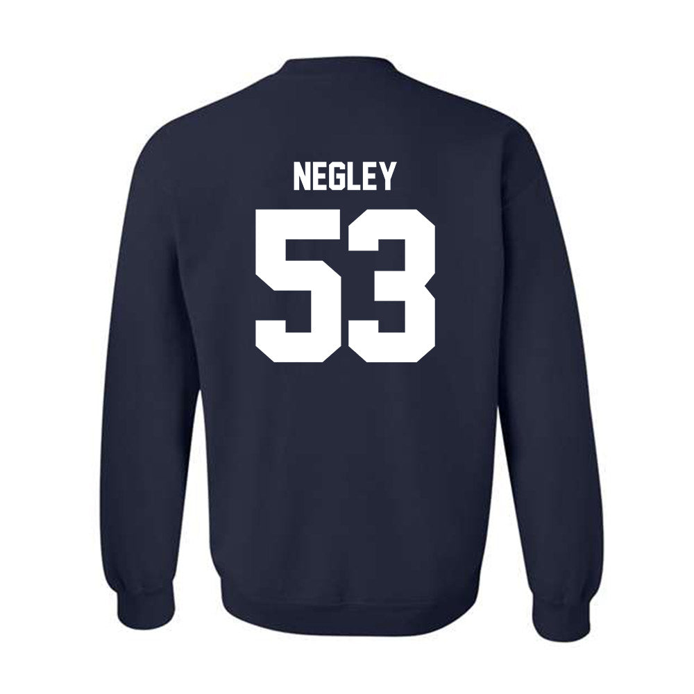 Maine - NCAA Football : Jace Negley - Classic Shersey Crewneck Sweatshirt-1