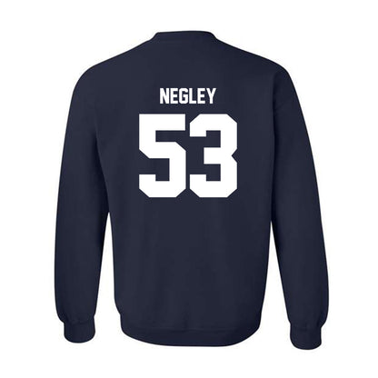 Maine - NCAA Football : Jace Negley - Classic Shersey Crewneck Sweatshirt-1