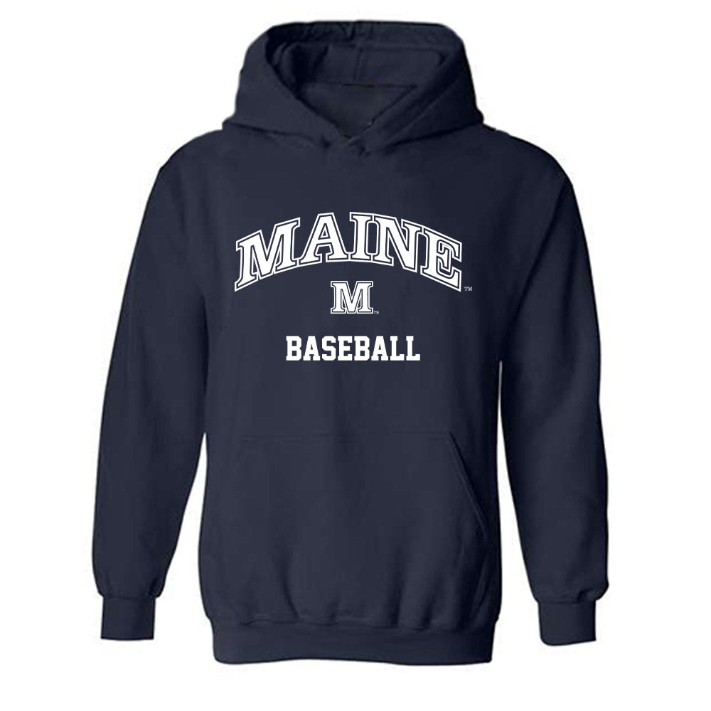 Maine - NCAA Baseball : Hunter St. Denis - Classic Shersey Hooded Sweatshirt-0