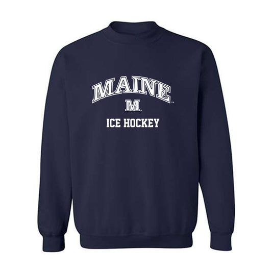 Maine - NCAA Men's Ice Hockey : Lee Parks - Classic Shersey Crewneck Sweatshirt-0