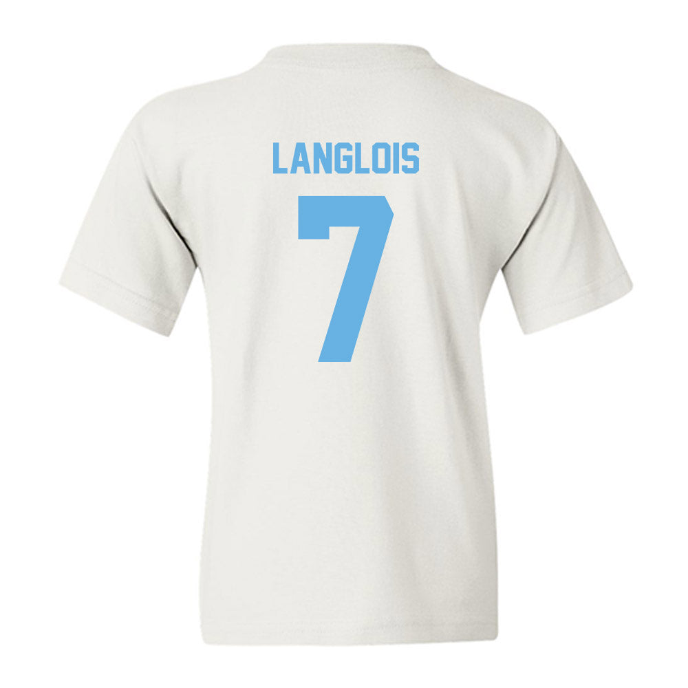 Maine - NCAA Men's Ice Hockey : Jeremy Langlois - Classic Shersey Youth T-Shirt-1