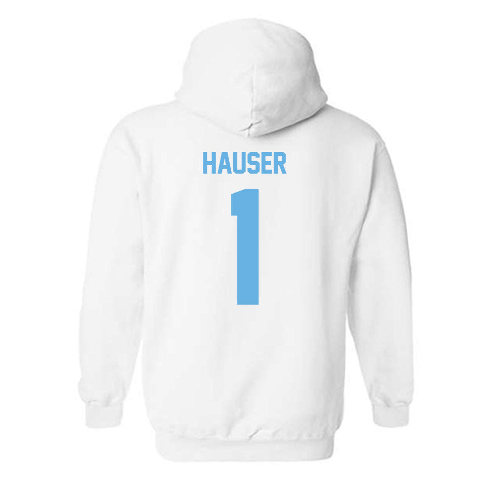 Maine - NCAA Baseball : Rex Hauser - Classic Shersey Hooded Sweatshirt-1