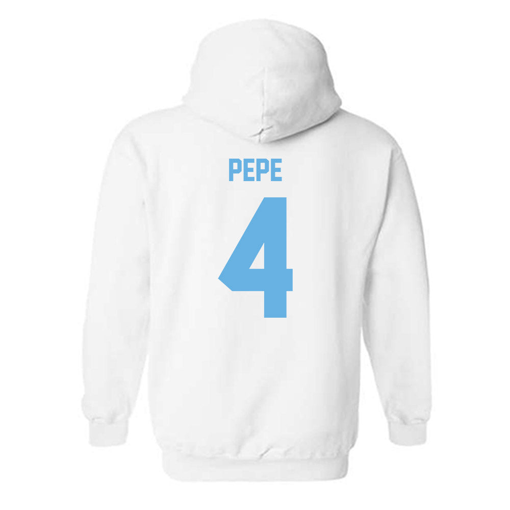 Maine - NCAA Baseball : Nic Pepe - Classic Shersey Hooded Sweatshirt-1