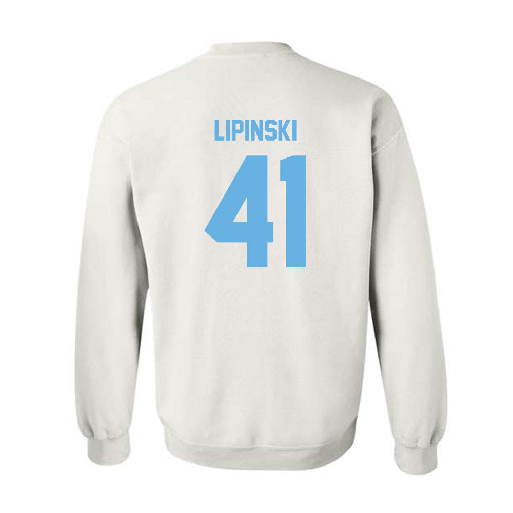 Maine - NCAA Men's Ice Hockey : JADEN LIPINSKI - Classic Shersey Crewneck Sweatshirt-1