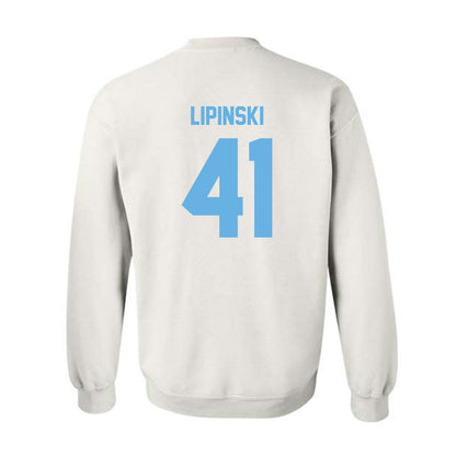 Maine - NCAA Men's Ice Hockey : JADEN LIPINSKI - Classic Shersey Crewneck Sweatshirt-1
