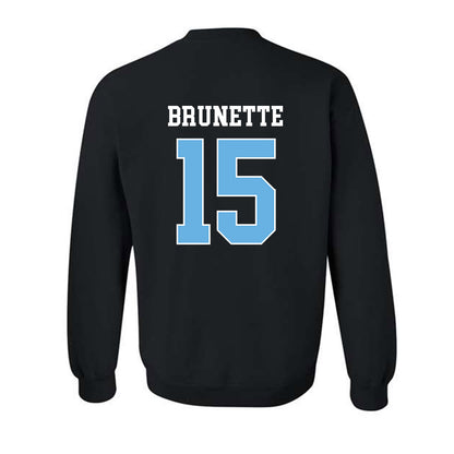 Maine - NCAA Women's Ice Hockey : Danielle Brunette - Sports Shersey Crewneck Sweatshirt-1