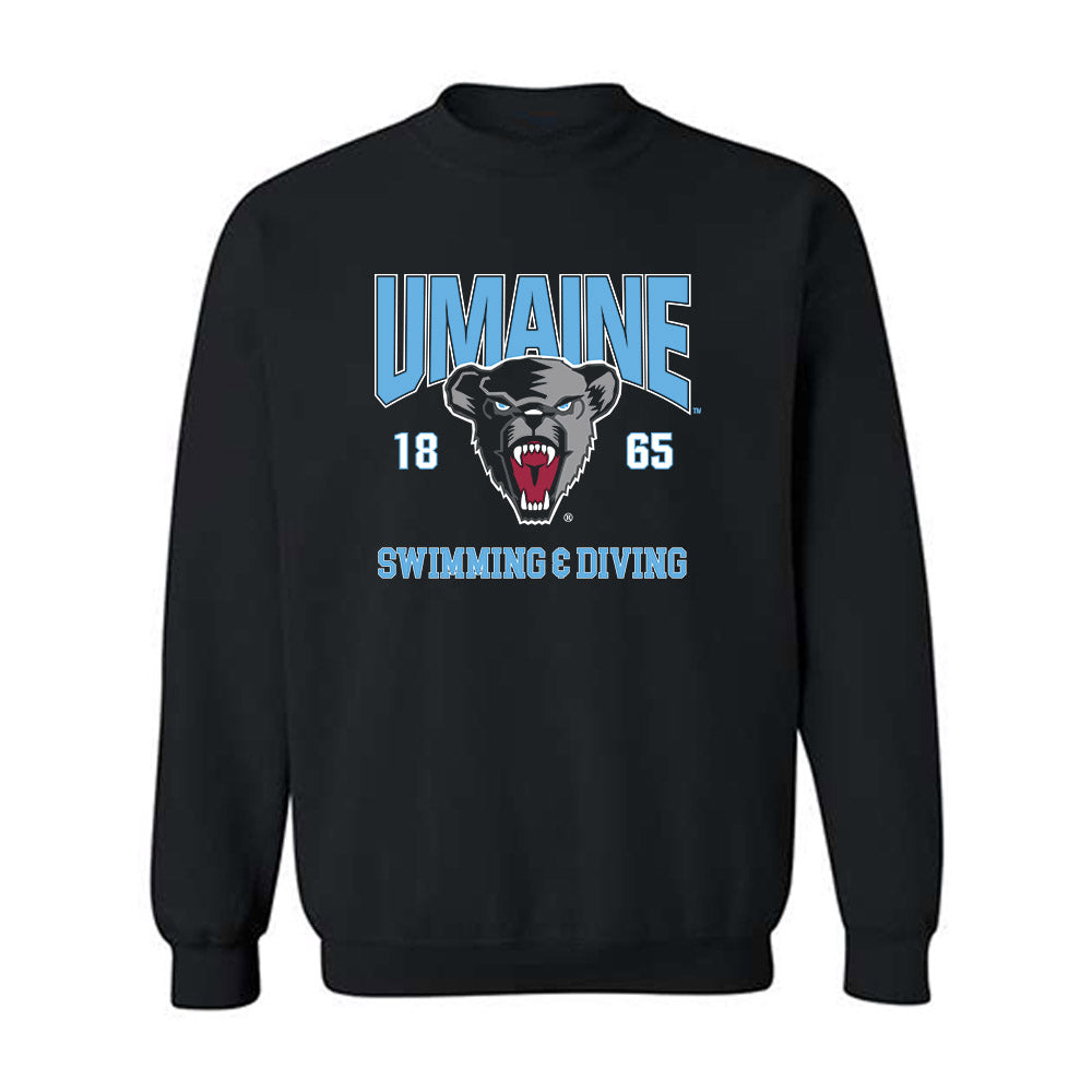Maine - NCAA Women's Swimming & Diving : Nicki Harkins - Sports Shersey Crewneck Sweatshirt