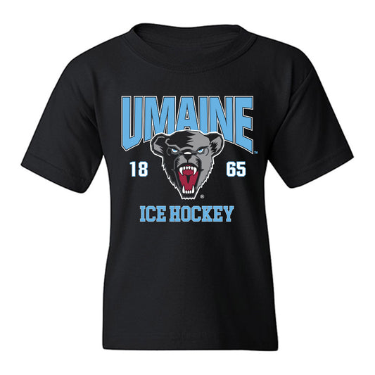 Maine - NCAA Men's Ice Hockey : Lee Parks - Sports Shersey Youth T-Shirt-0