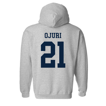 Maine - NCAA Men's Basketball : Joshua Ojuri - Sports Shersey Hooded Sweatshirt-1