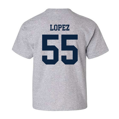 Maine - NCAA Football : Nathan Lopez - Sports Shersey Youth T-Shirt-1