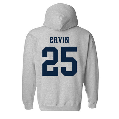 Maine - NCAA Football : Isaiah Ervin - Sports Shersey Hooded Sweatshirt-1