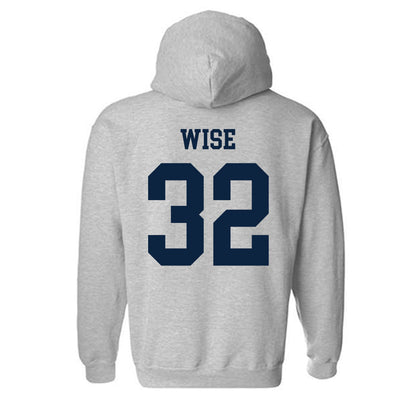 Maine - NCAA Football : Bryceson Wise - Sports Shersey Hooded Sweatshirt-1