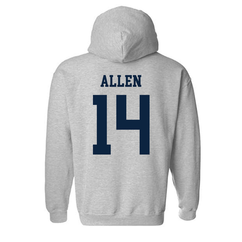 Maine - NCAA Men's Basketball : Amare Allen - Sports Shersey Hooded Sweatshirt-1