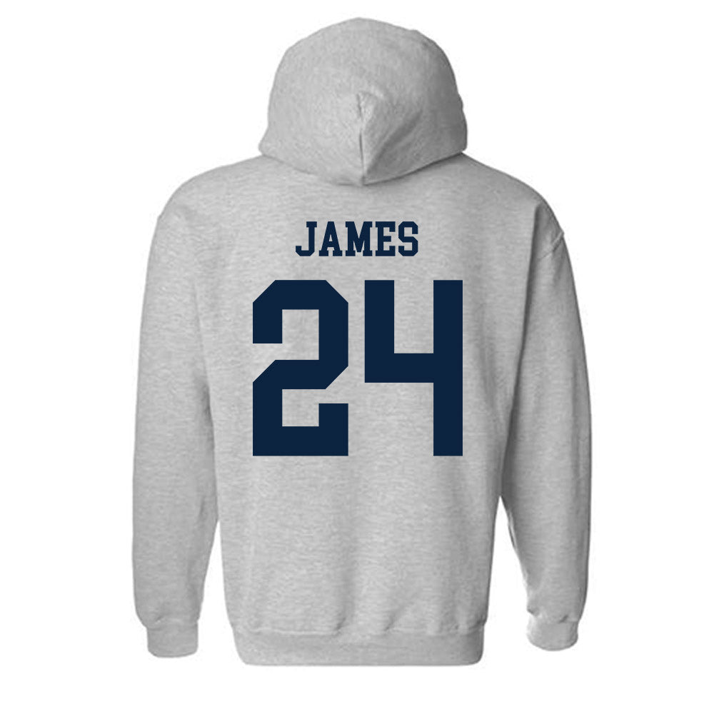 Maine - NCAA Men's Ice Hockey : Brock James - Sports Shersey Hooded Sweatshirt-1