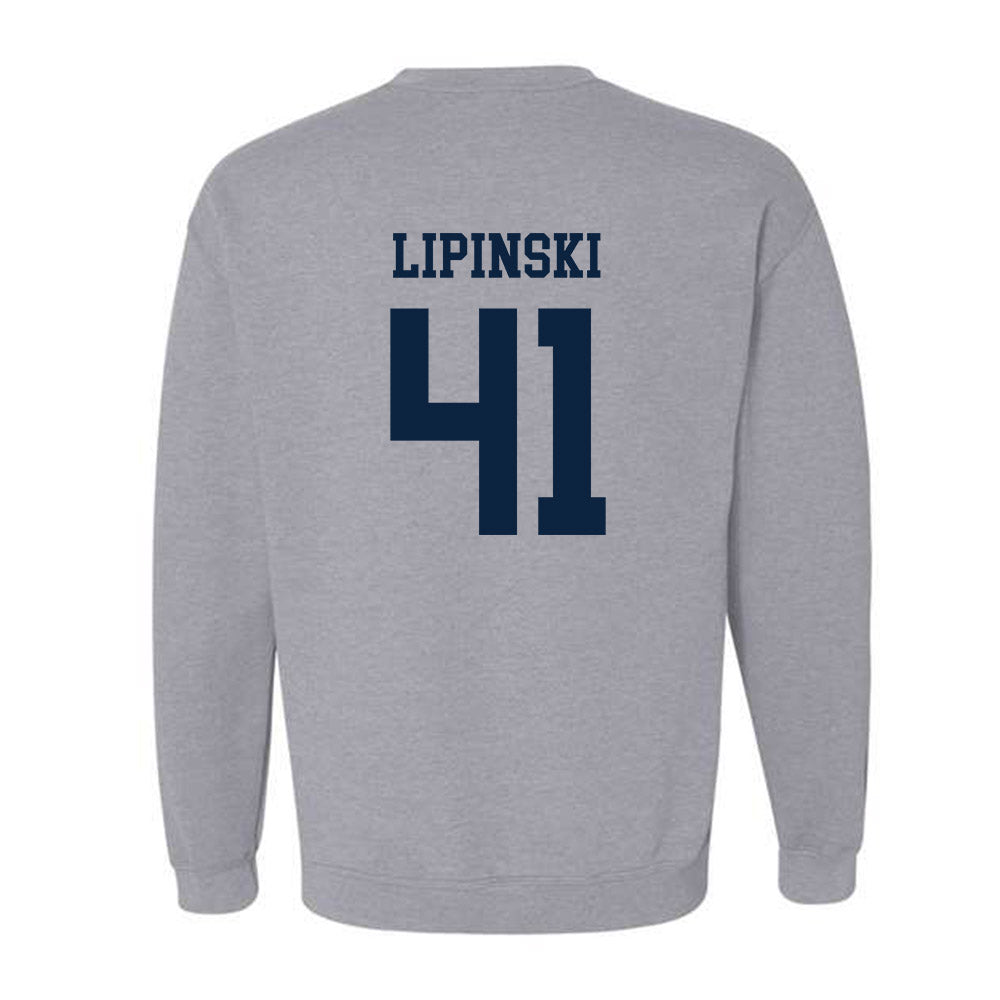 Maine - NCAA Men's Ice Hockey : JADEN LIPINSKI - Sports Shersey Crewneck Sweatshirt-1