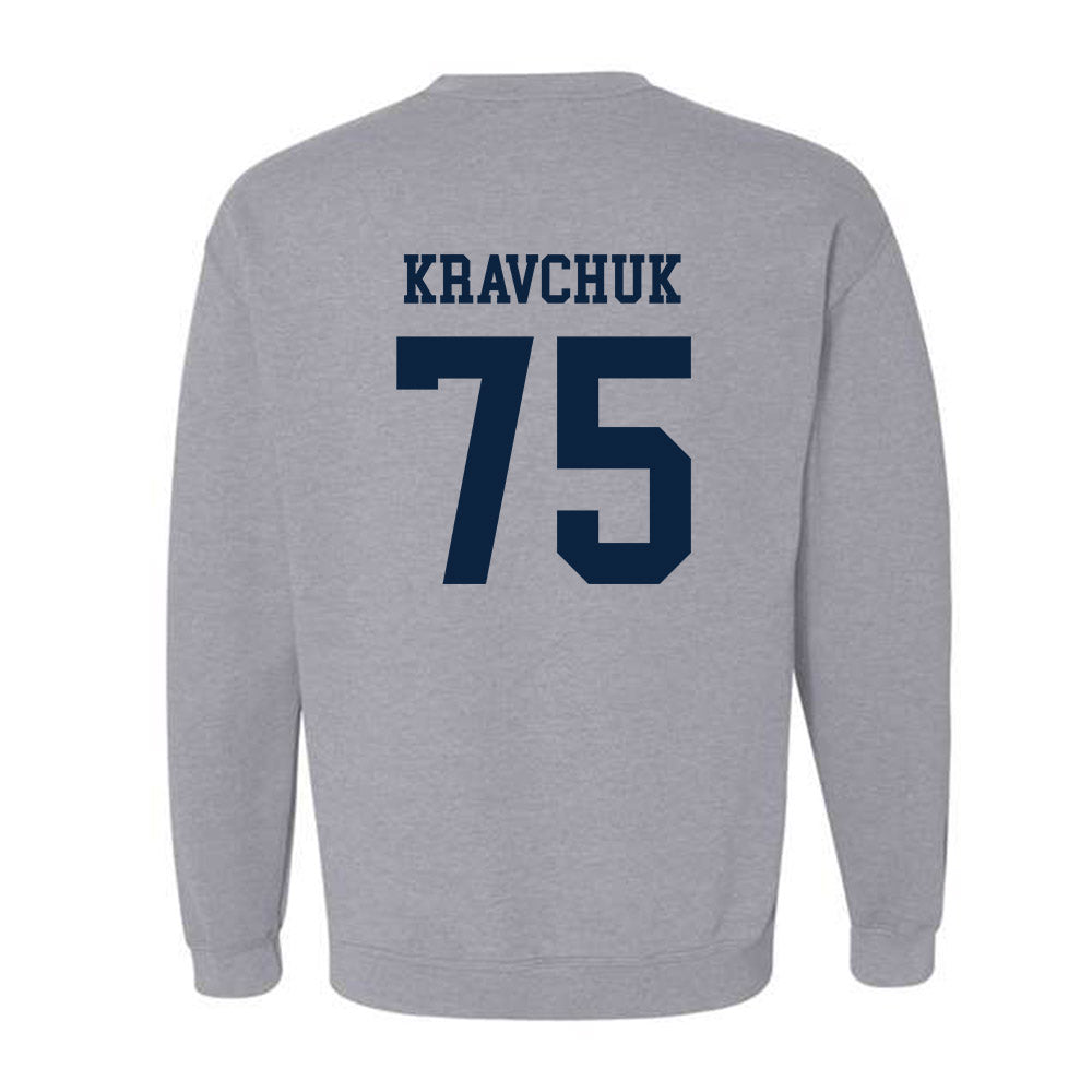 Maine - NCAA Football : Anton Kravchuk - Sports Shersey Crewneck Sweatshirt-1