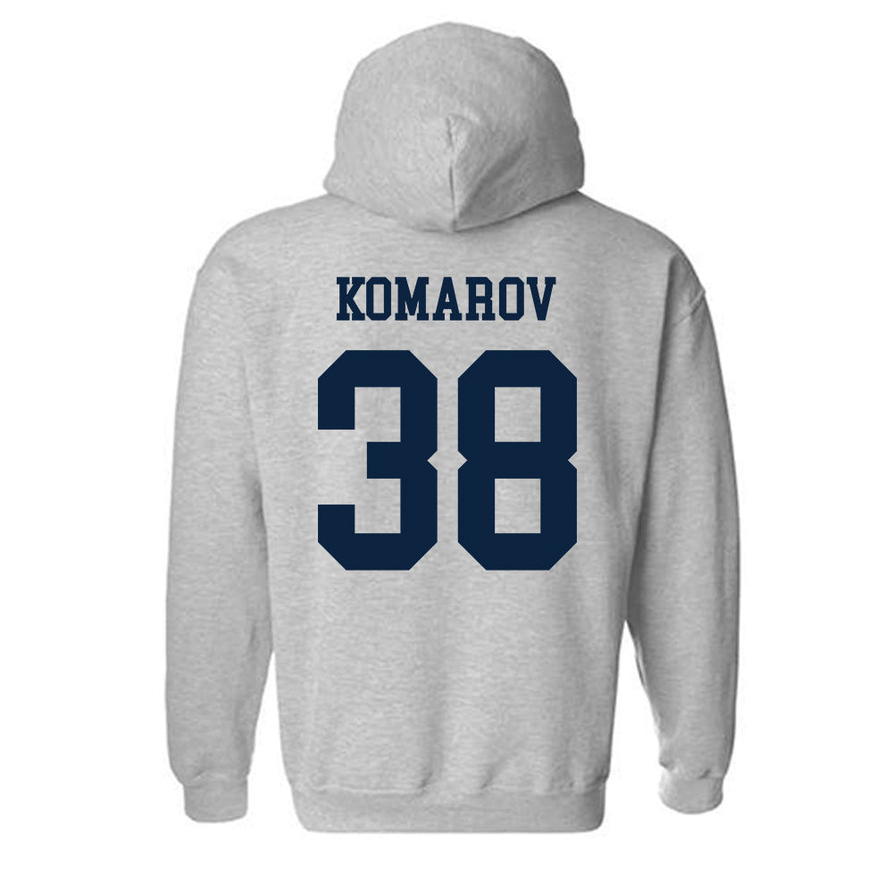 Maine - NCAA Men's Ice Hockey : Oskar Komarov - Sports Shersey Hooded Sweatshirt