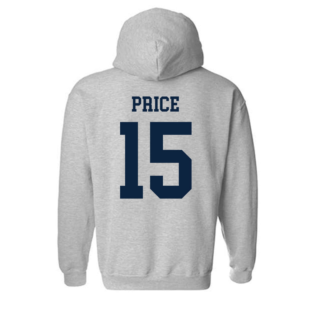 Maine - NCAA Women's Basketball : Abby Price - Sports Shersey Hooded Sweatshirt-1