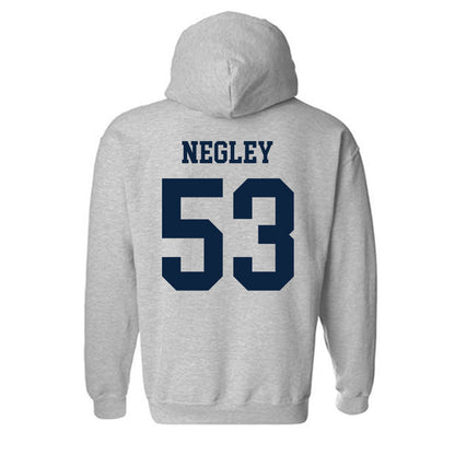Maine - NCAA Football : Jace Negley - Sports Shersey Hooded Sweatshirt-1