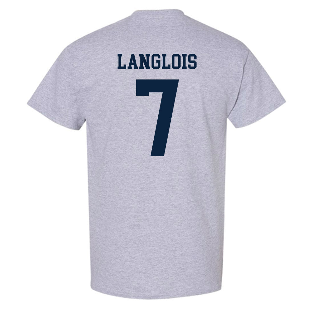 Maine - NCAA Men's Ice Hockey : Jeremy Langlois - Sports Shersey T-Shirt-1