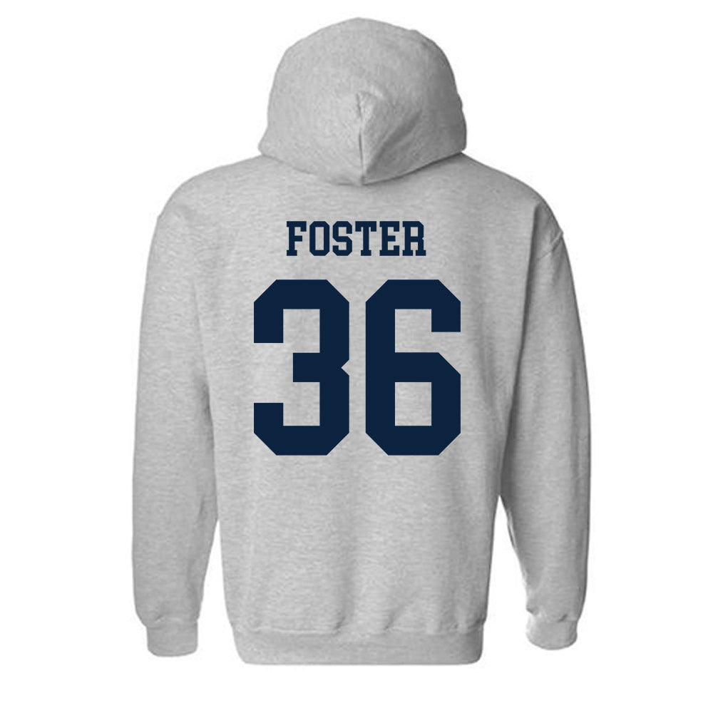 Maine - NCAA Football : Zeb Foster - Sports Shersey Hooded Sweatshirt-1