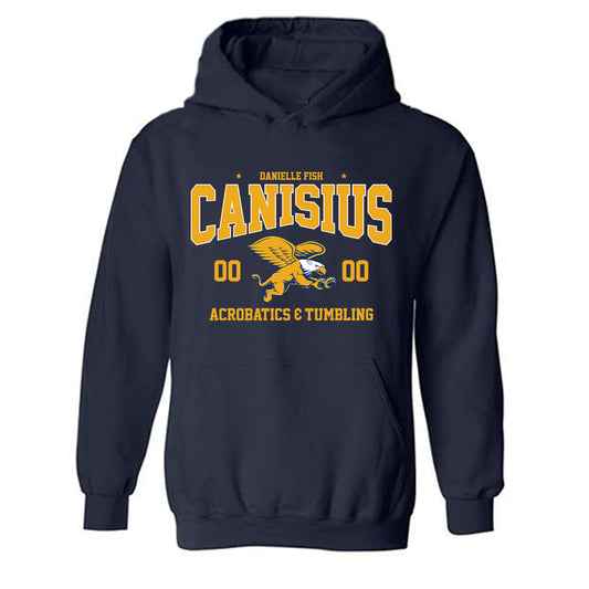 Canisius - NCAA Acrobatics & Tumbling : Danielle Fish - Classic Fashion Shersey Hooded Sweatshirt-0