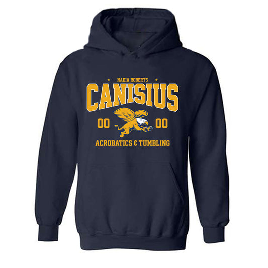 Canisius - NCAA Acrobatics & Tumbling : Nadia Roberts - Classic Fashion Shersey Hooded Sweatshirt-0