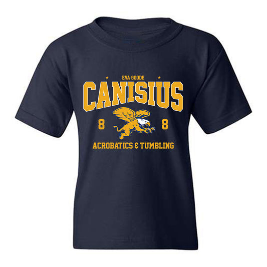 Canisius - NCAA Acrobatics & Tumbling : Eva Goode - Classic Fashion Shersey Youth T-Shirt-0