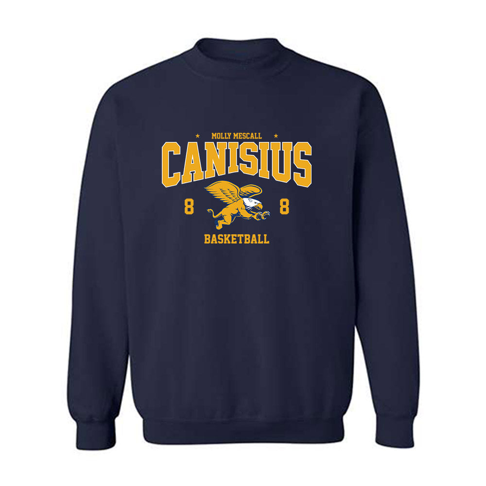 Canisius - NCAA Women's Basketball : Molly Mescall - Classic Fashion Shersey Crewneck Sweatshirt-0