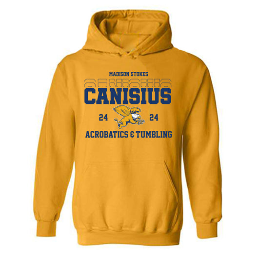 Canisius - NCAA Acrobatics & Tumbling : Madison Stokes - Classic Fashion Shersey Hooded Sweatshirt-0
