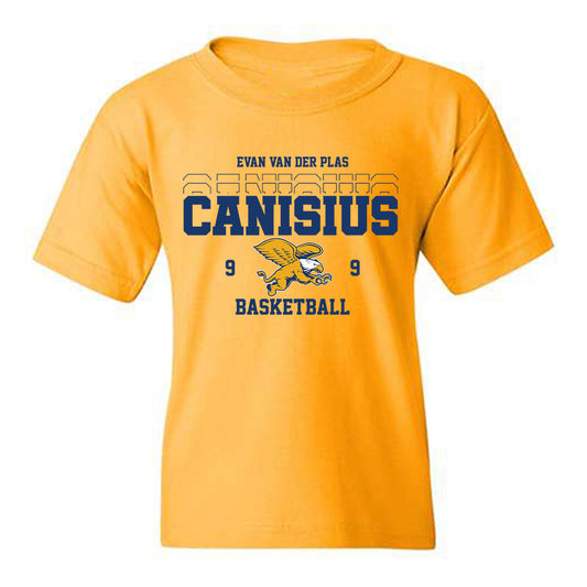 Canisius - NCAA Men's Basketball : Evan van der Plas - Classic Fashion Shersey Youth T-Shirt-0