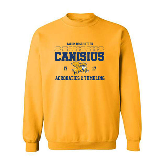 Canisius - NCAA Acrobatics & Tumbling : Tatum DeSchutter - Classic Fashion Shersey Crewneck Sweatshirt-0