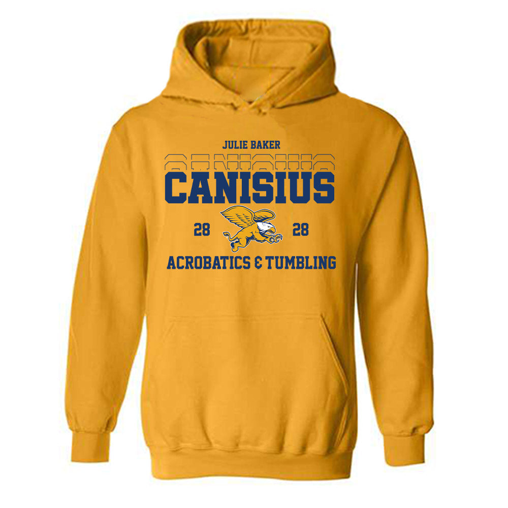Canisius - NCAA Acrobatics & Tumbling : Julie Baker - Classic Fashion Shersey Hooded Sweatshirt-0