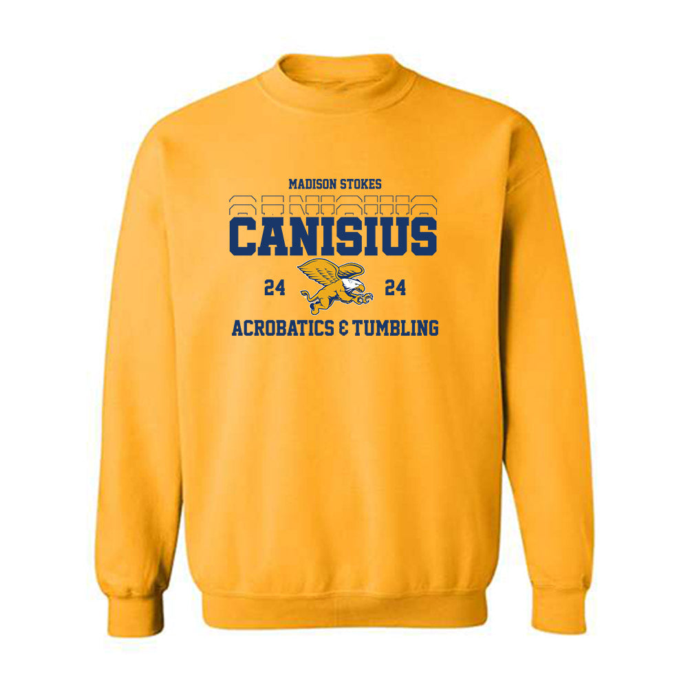 Canisius - NCAA Acrobatics & Tumbling : Madison Stokes - Classic Fashion Shersey Crewneck Sweatshirt-0