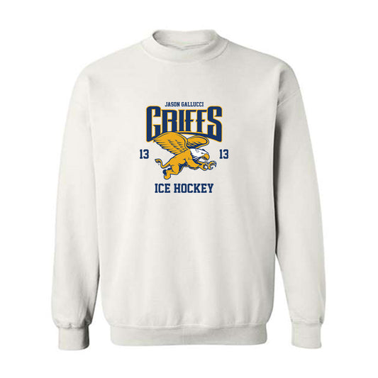 Canisius - NCAA Men's Ice Hockey : Jason Gallucci - Classic Fashion Shersey Crewneck Sweatshirt-0