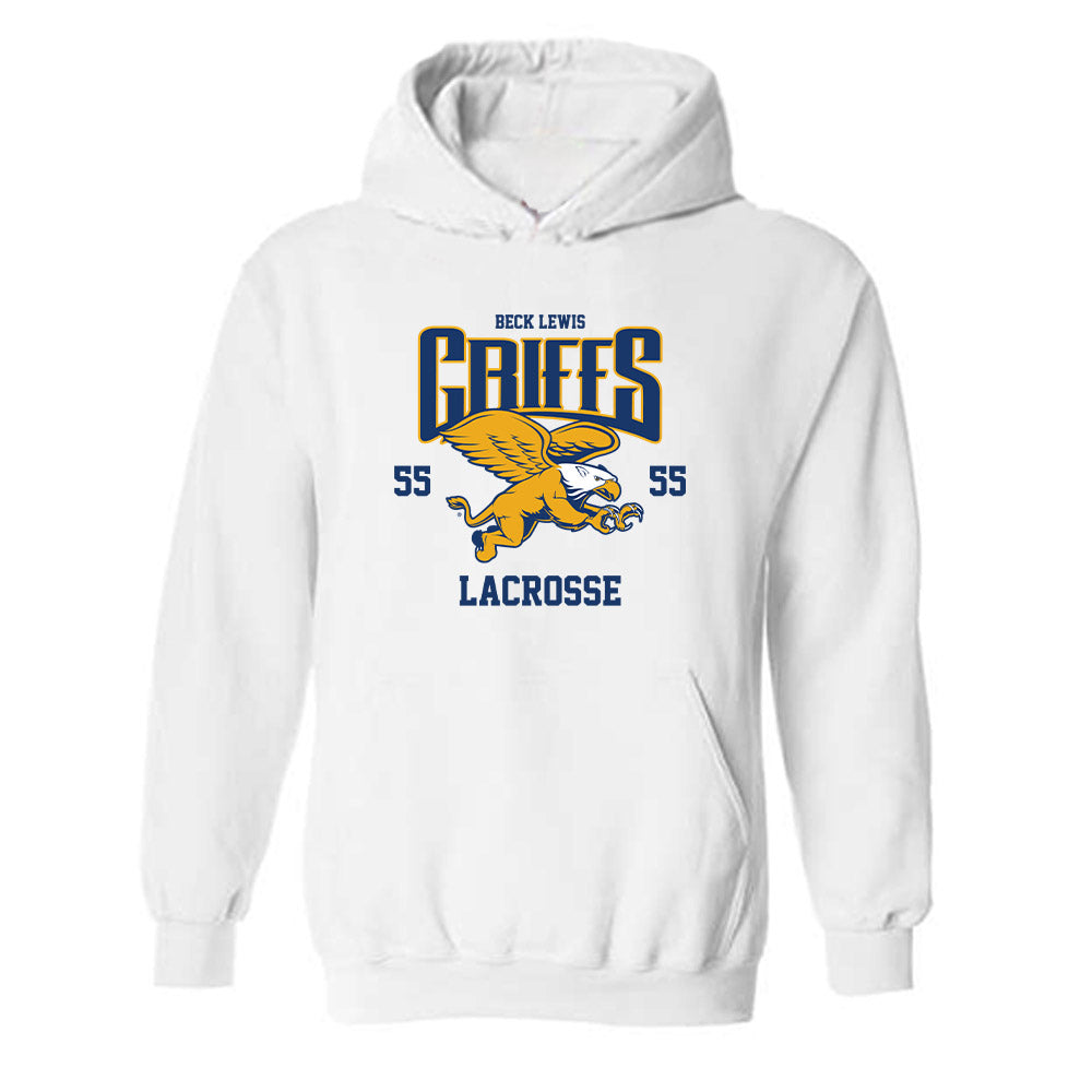 Canisius - NCAA Men's Lacrosse : Beck Lewis - Classic Fashion Shersey Hooded Sweatshirt-0