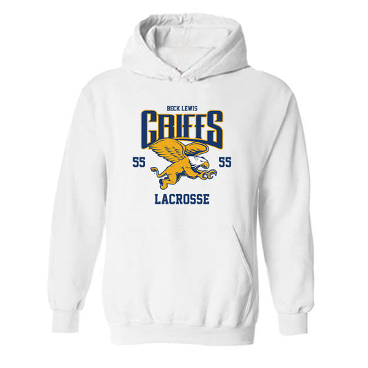 Canisius - NCAA Men's Lacrosse : Beck Lewis - Classic Fashion Shersey Hooded Sweatshirt-0