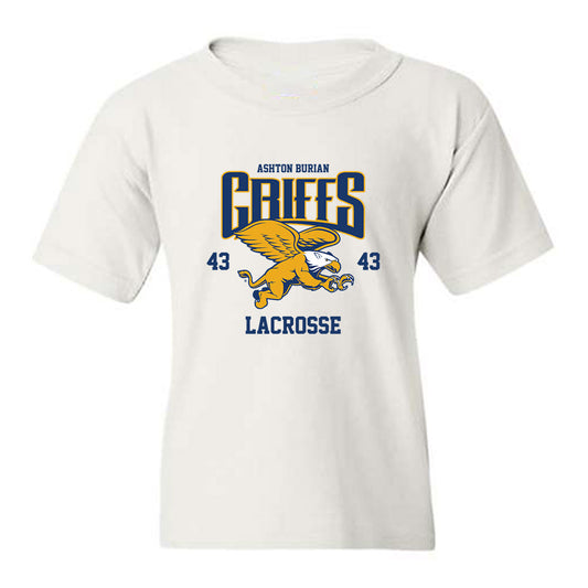 Canisius - NCAA Men's Lacrosse : Ashton Burian - Classic Fashion Shersey Youth T-Shirt-0