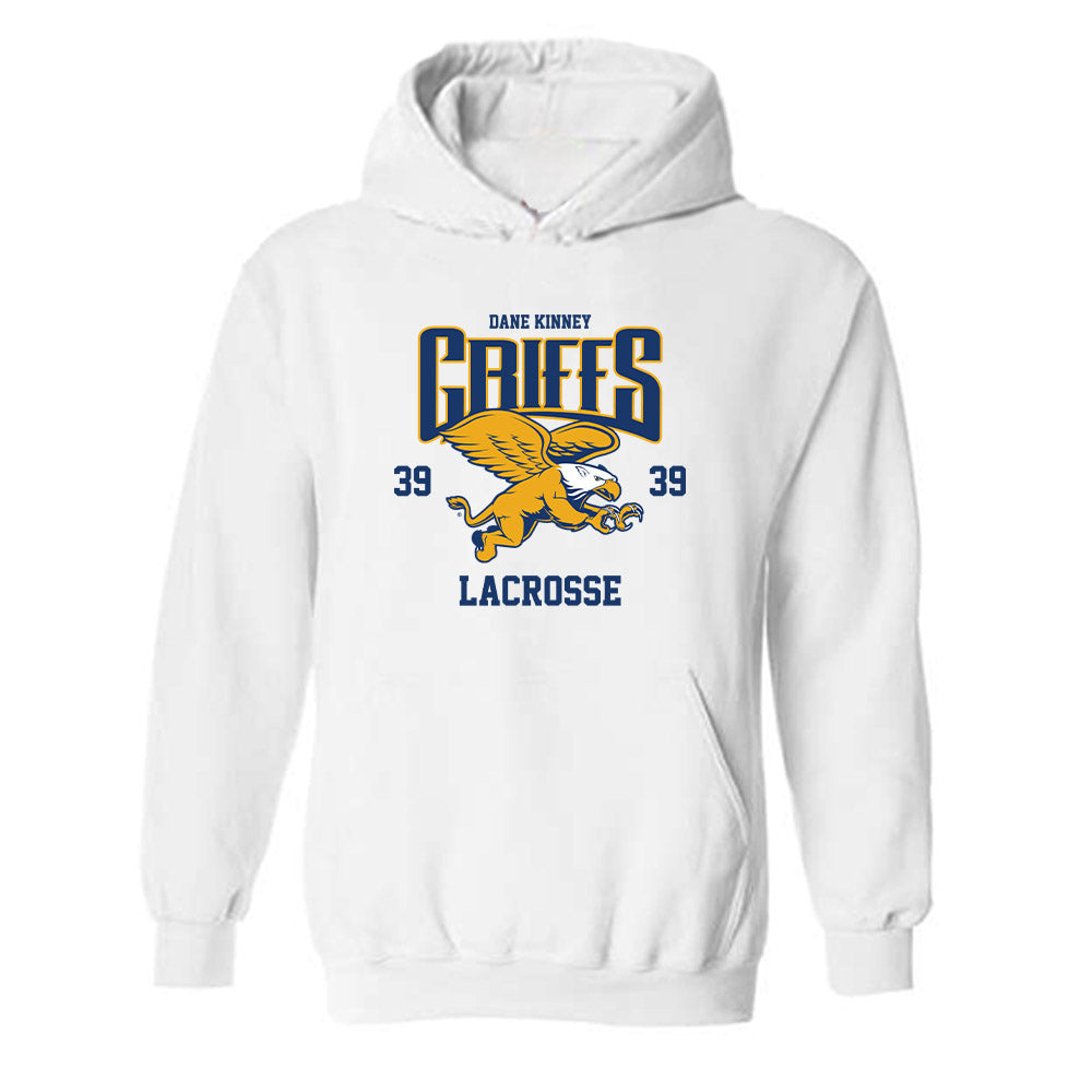 Canisius - NCAA Men's Lacrosse : Dane Kinney - Classic Fashion Shersey Hooded Sweatshirt-0