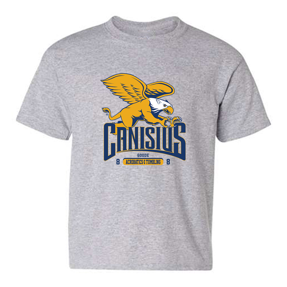 Canisius - NCAA Acrobatics & Tumbling : Eva Goode - Classic Fashion Shersey Youth T-Shirt-0