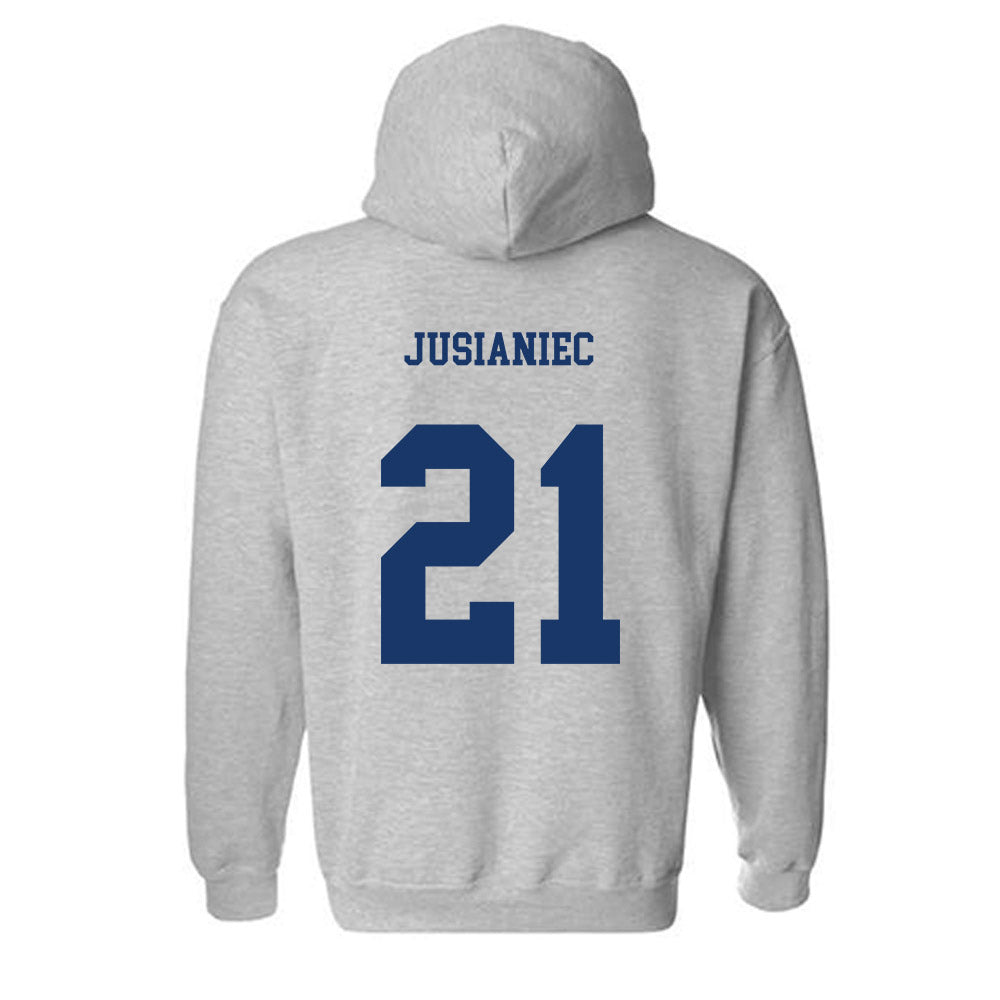 Canisius - NCAA Men's Basketball : Max Jusianiec - Classic Shersey Hooded Sweatshirt-1