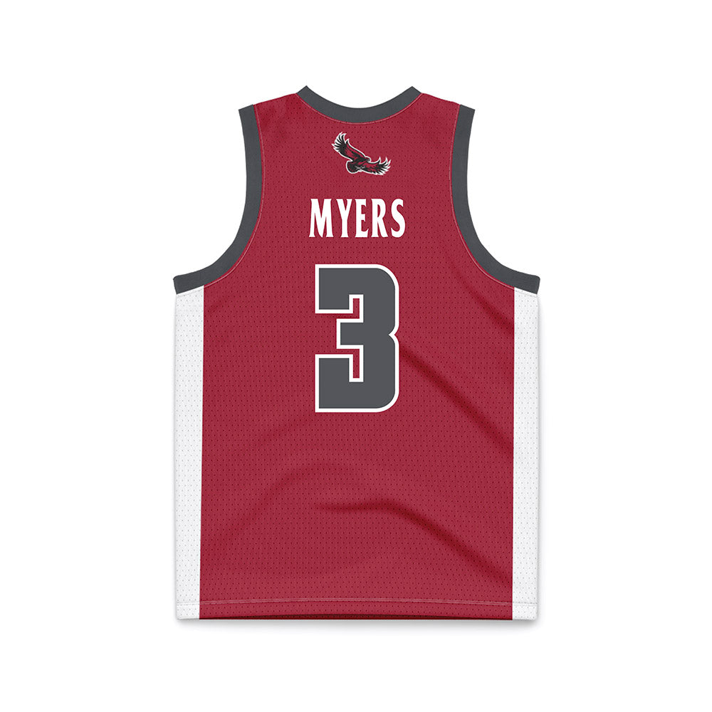 St. Joe's - NCAA Men's Basketball : Khaafiq Myers - Crimson Basketball Jersey-1
