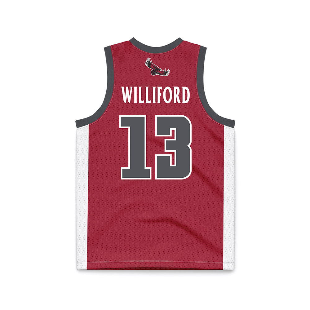 St. Joe's - NCAA Men's Basketball : Austin Williford - Crimson Basketball Jersey-1