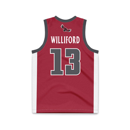 St. Joe's - NCAA Men's Basketball : Austin Williford - Crimson Basketball Jersey-1