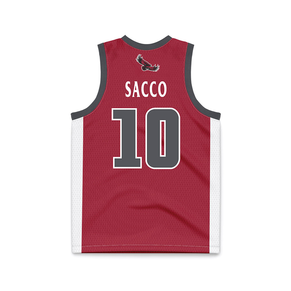 St. Joe's - NCAA Men's Basketball : Keoni Sacco - Crimson Basketball Jersey-1