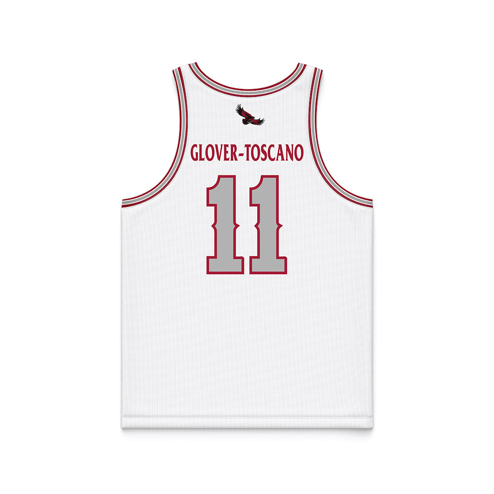 St. Joe's - NCAA Men's Basketball : Jaiden Glover-Toscano - White Basketball Jersey-1