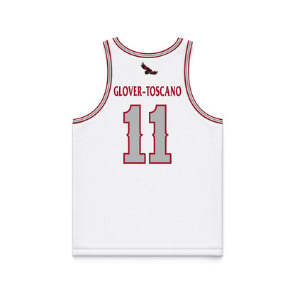 St. Joe's - NCAA Men's Basketball : Jaiden Glover-Toscano - White Basketball Jersey-1